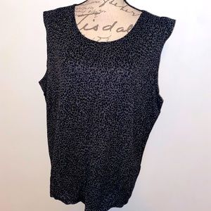 🖤🩶NWOT Josephine Chaus Animal Print Top🩶🖤